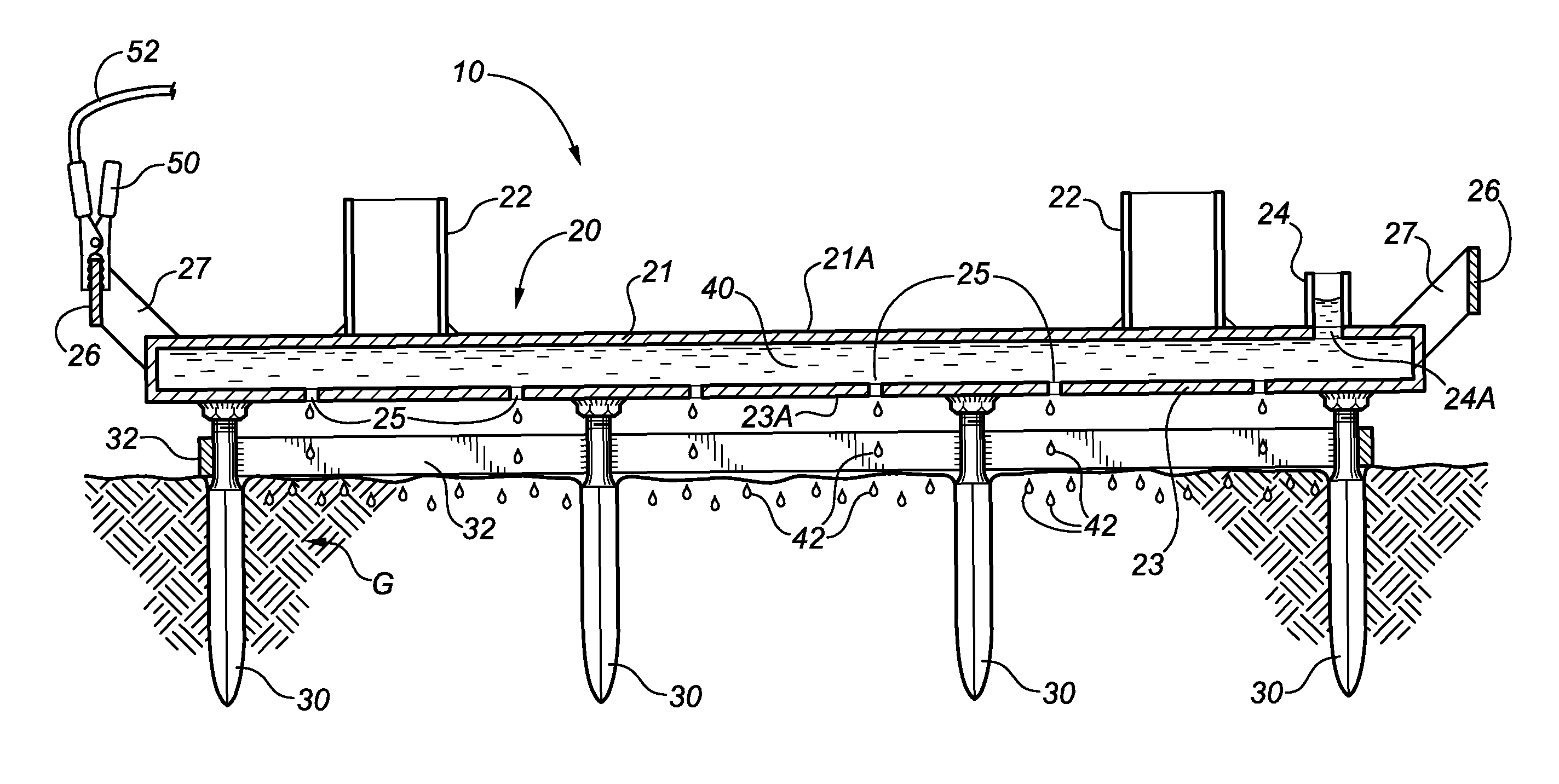 Electrical ground fault protection device