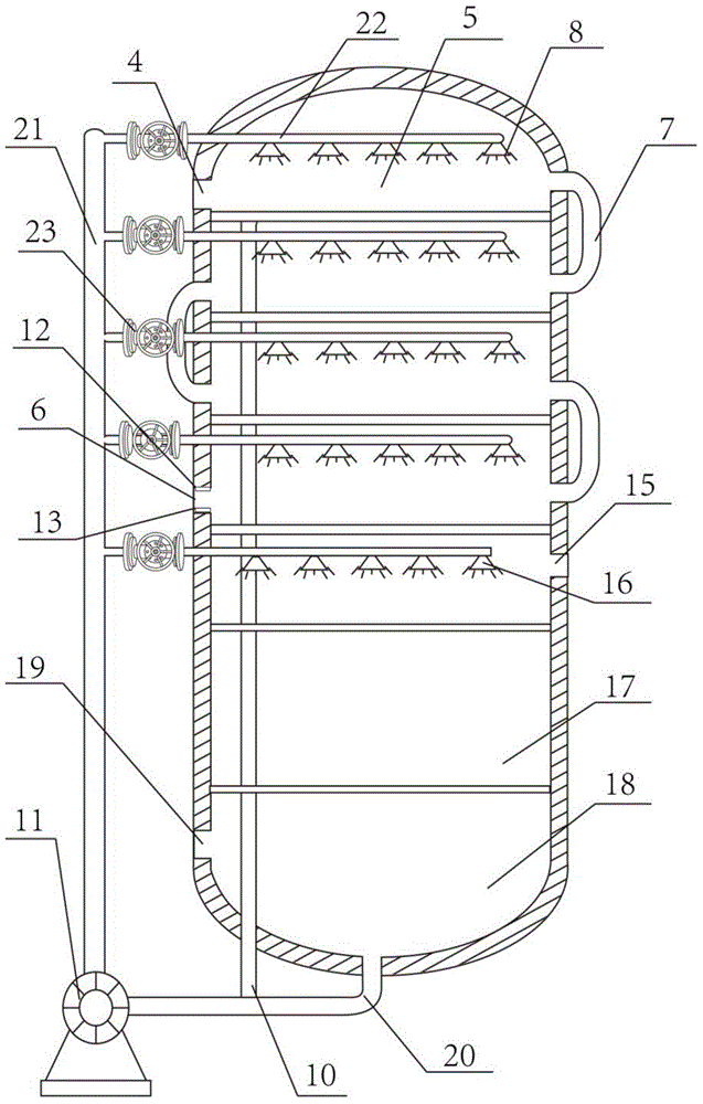 Pretreatment device of organic waste gas and use method of pretreatment device