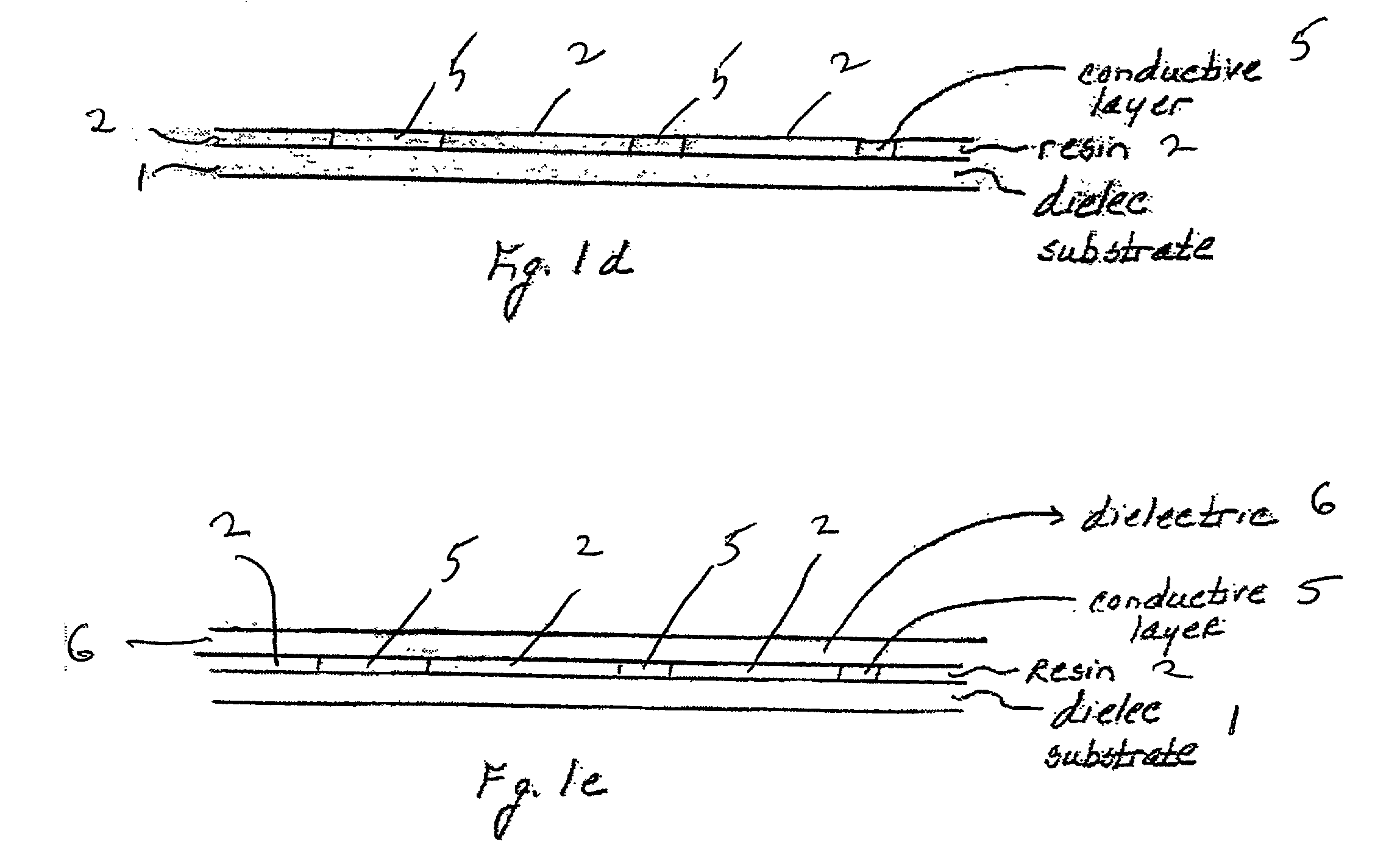 Structure having laser ablated Features and method of fabricating