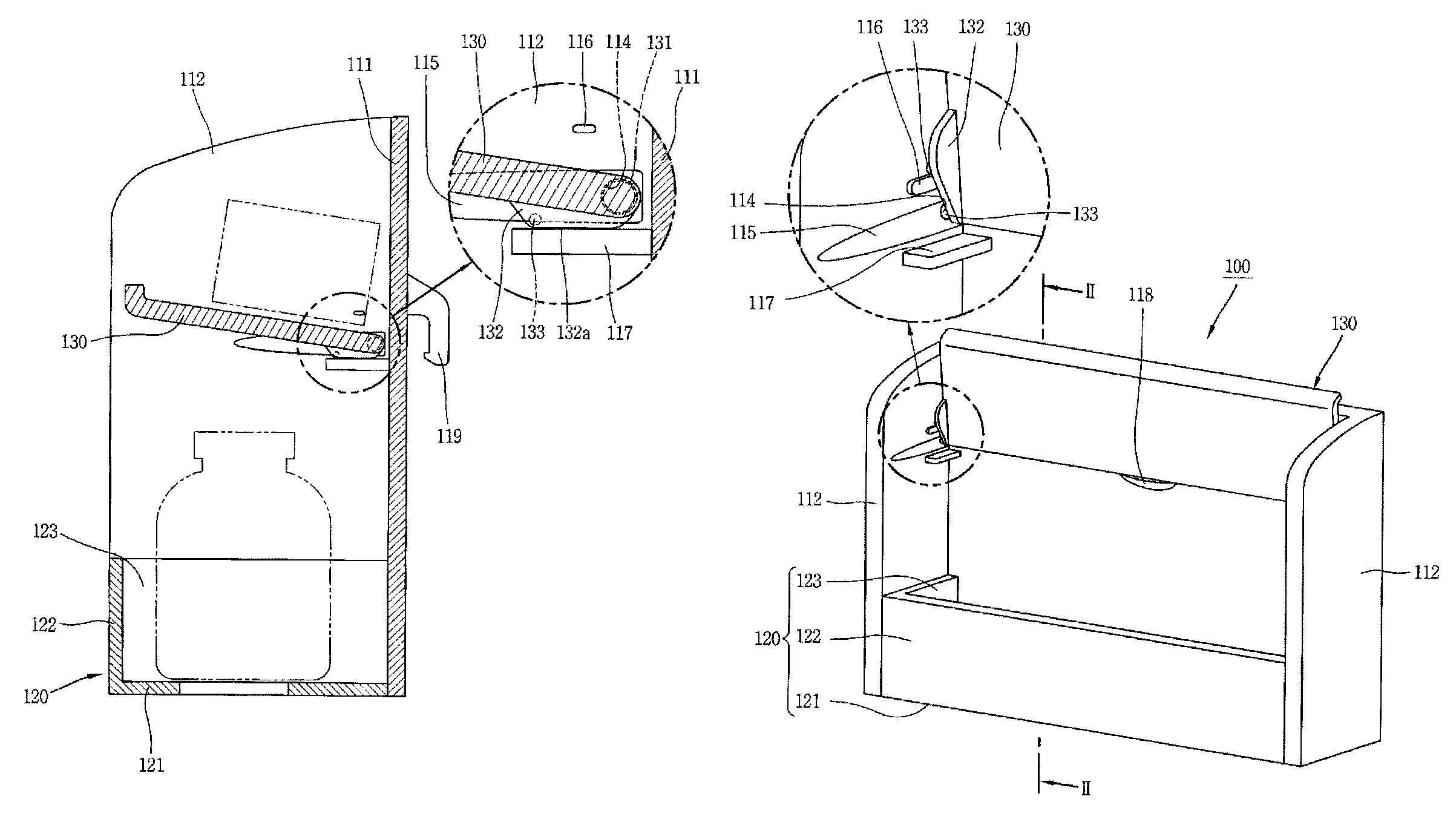 Keeping device for refrigerator and refrigerator having the same