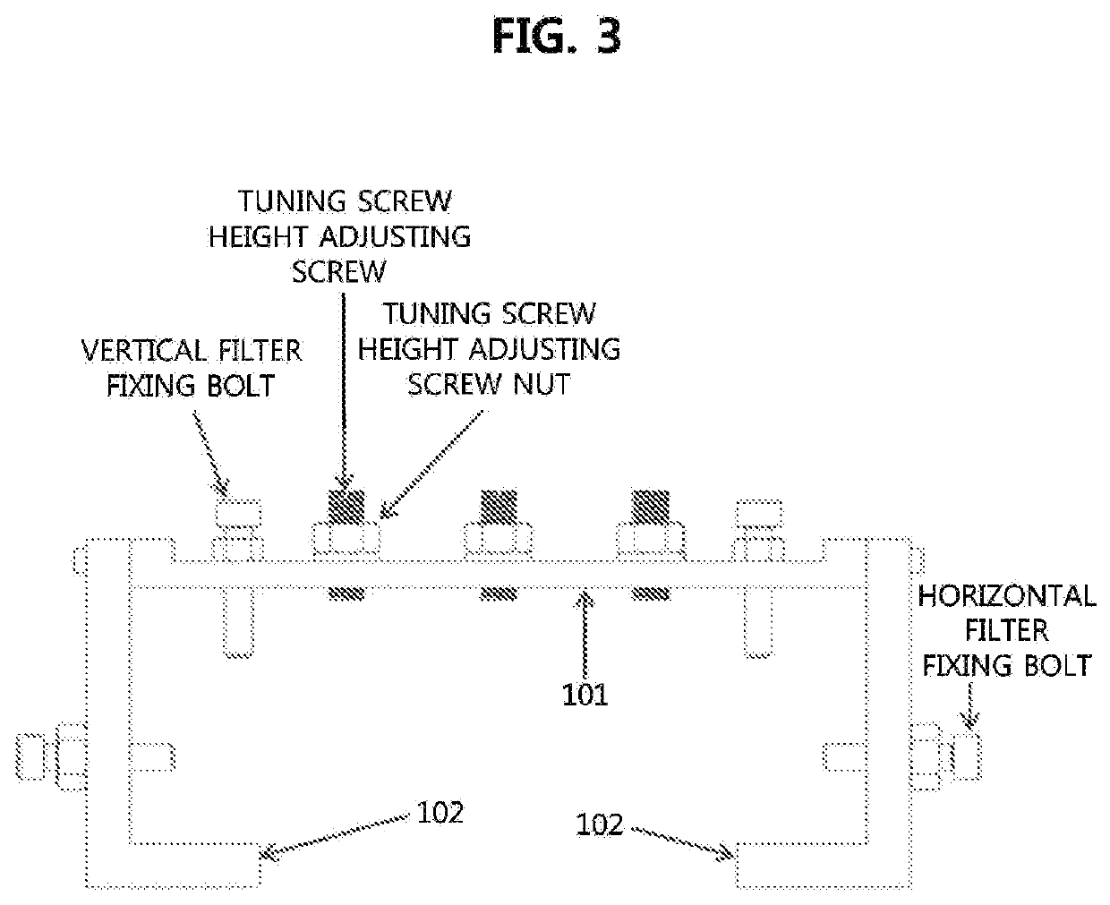 Method and apparatus for tuning golden filter