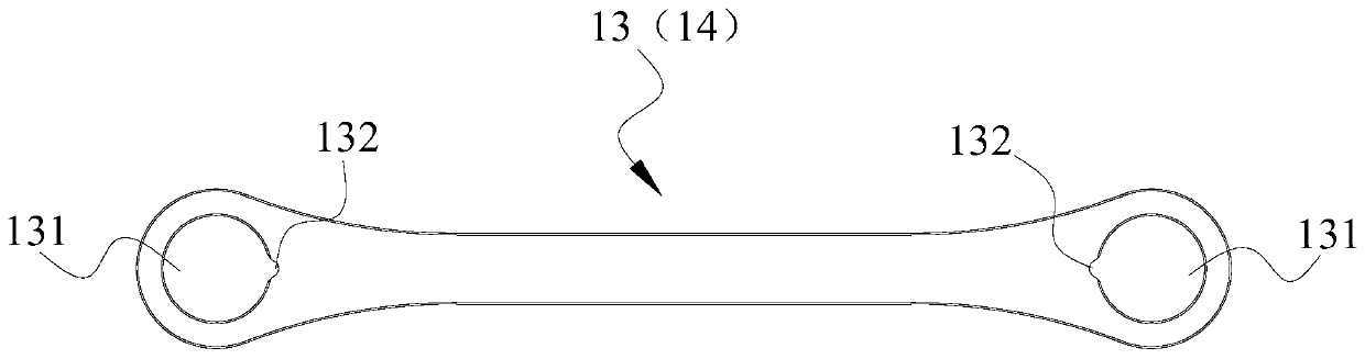 Connecting rod mechanism and robot