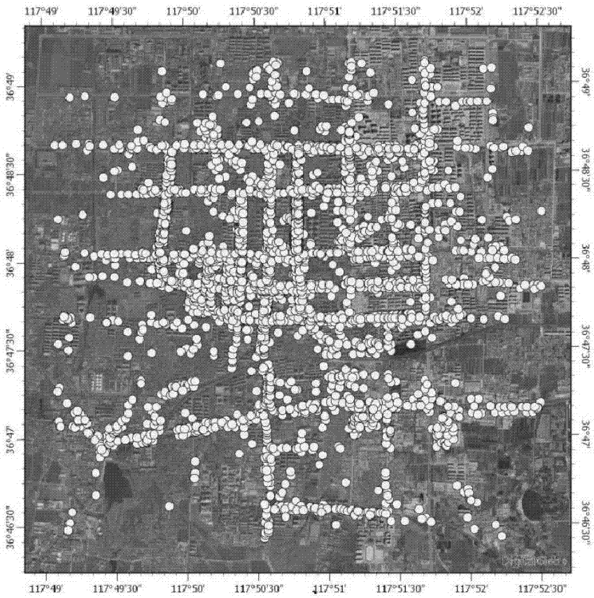 Land cover classification method and land cover classification system based on crowdsourced geographic data spatial clustering