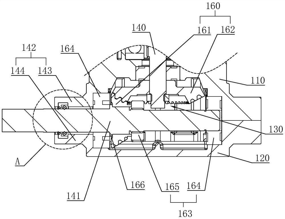 A transmission structure of an electric push rod