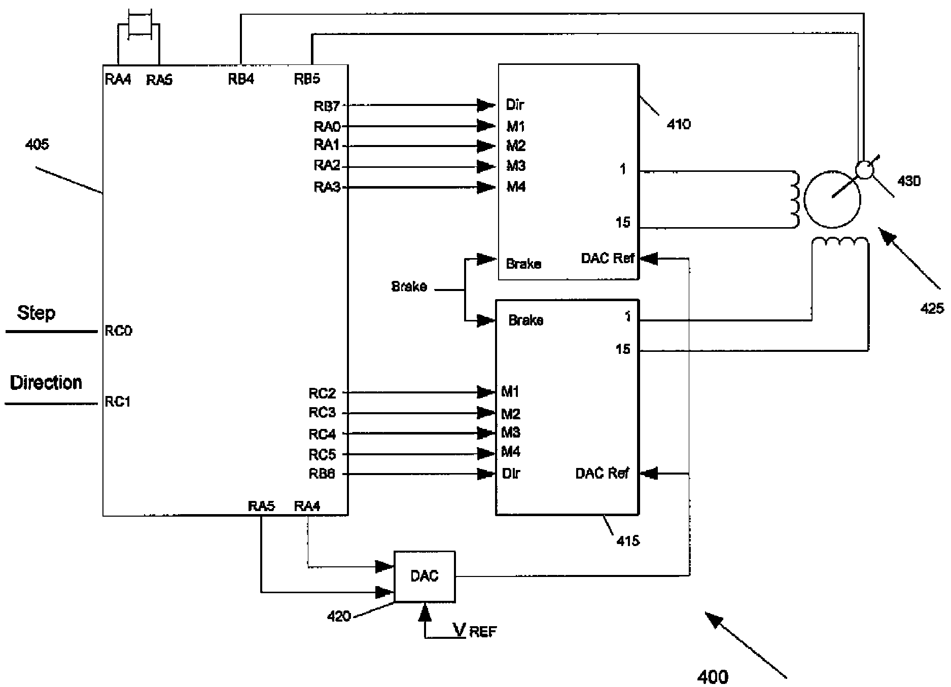 Apparatus and method for minimizing undesirable stepper motor rotor motions