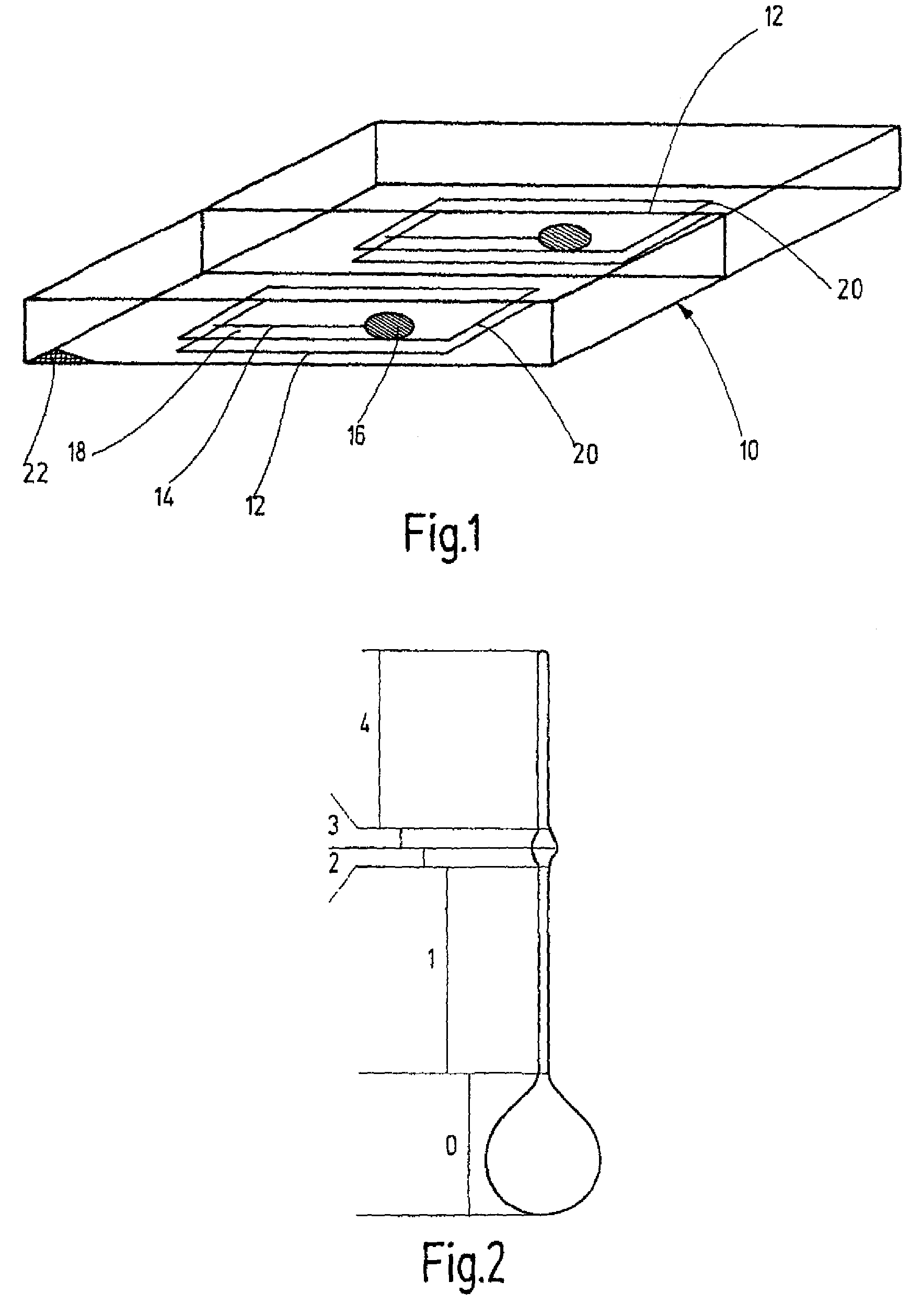 Package for an object having a hydrophilic surface coating