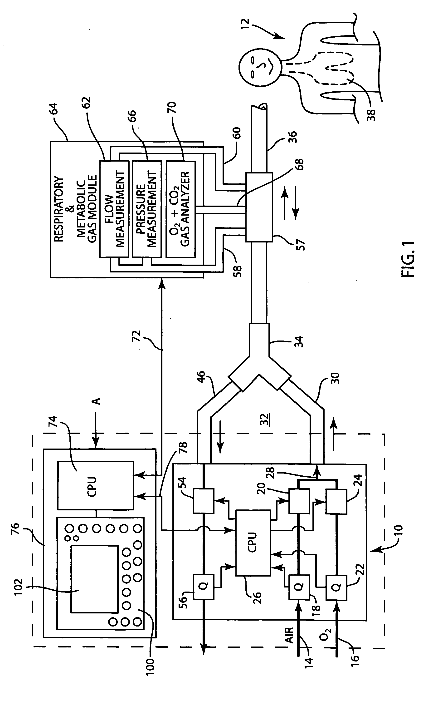 Apparatus and method for identifying FRC and PEEP characteristics