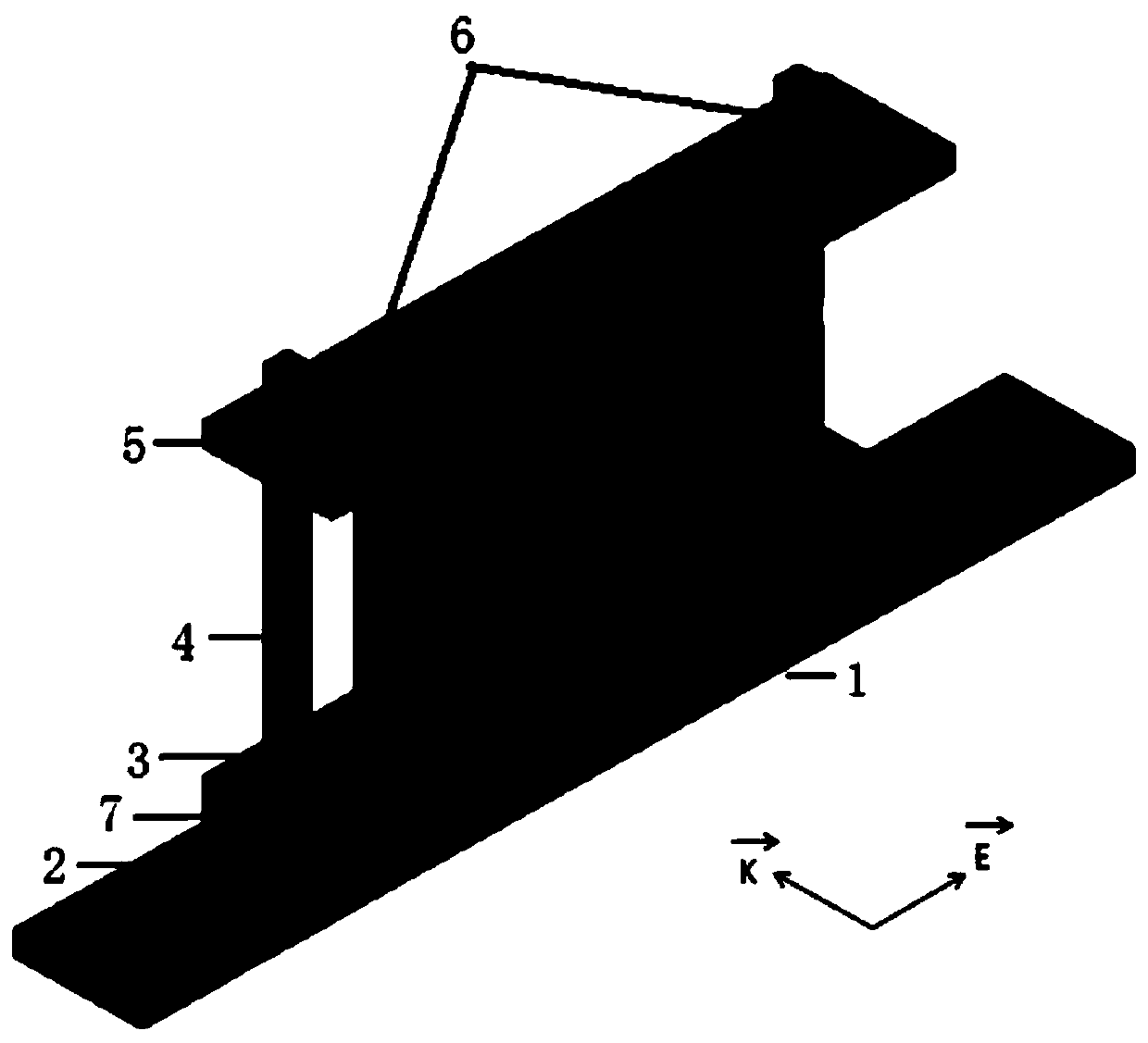 Multi-band microwave adjustable absorption type metamaterial absorption device