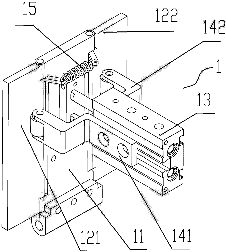 Carton folding device applied to guide-rail carton packing machine