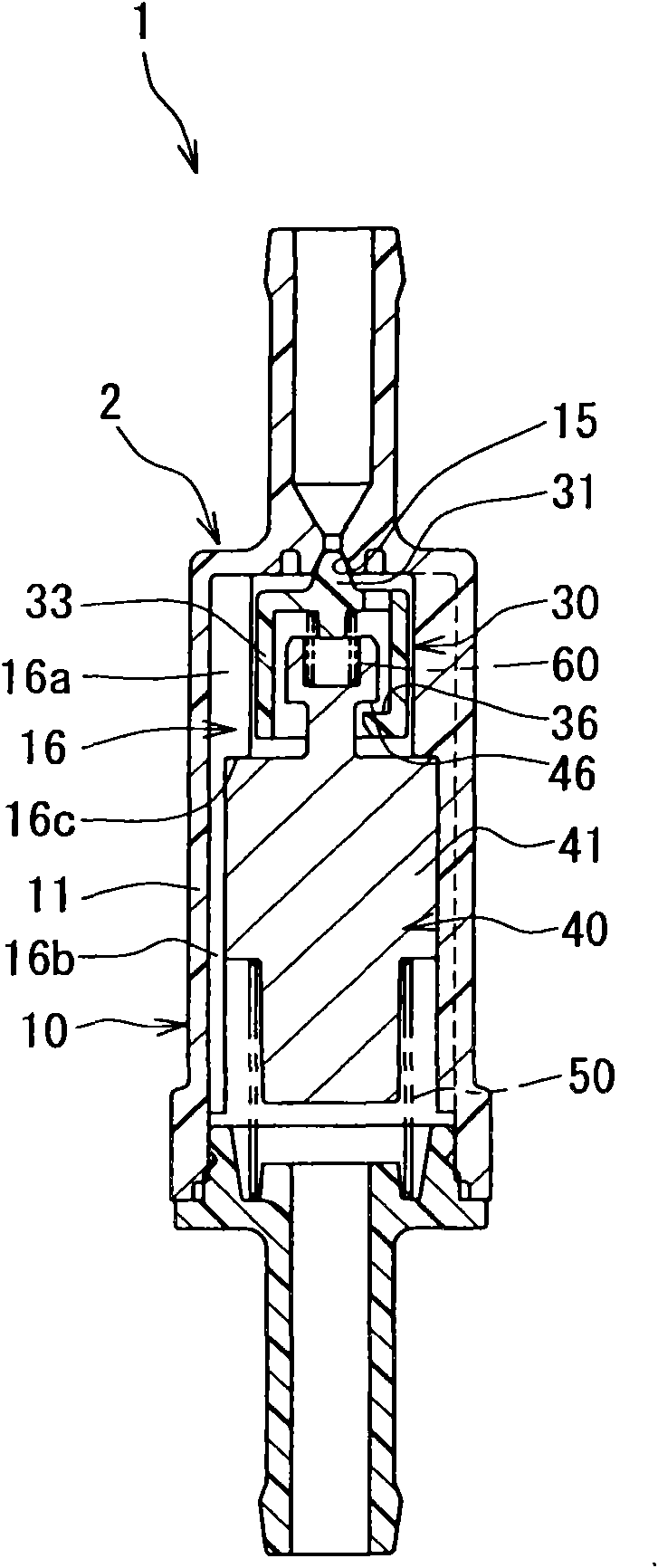 Roll-over safety valve