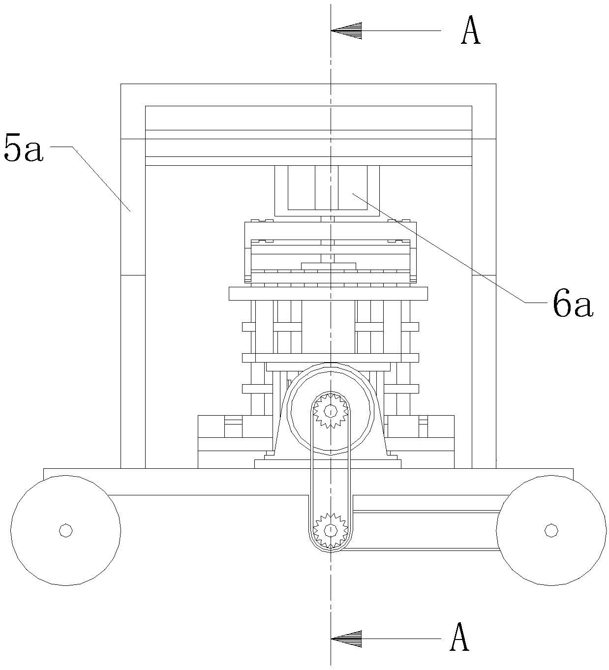 Automatic brick stacking machine