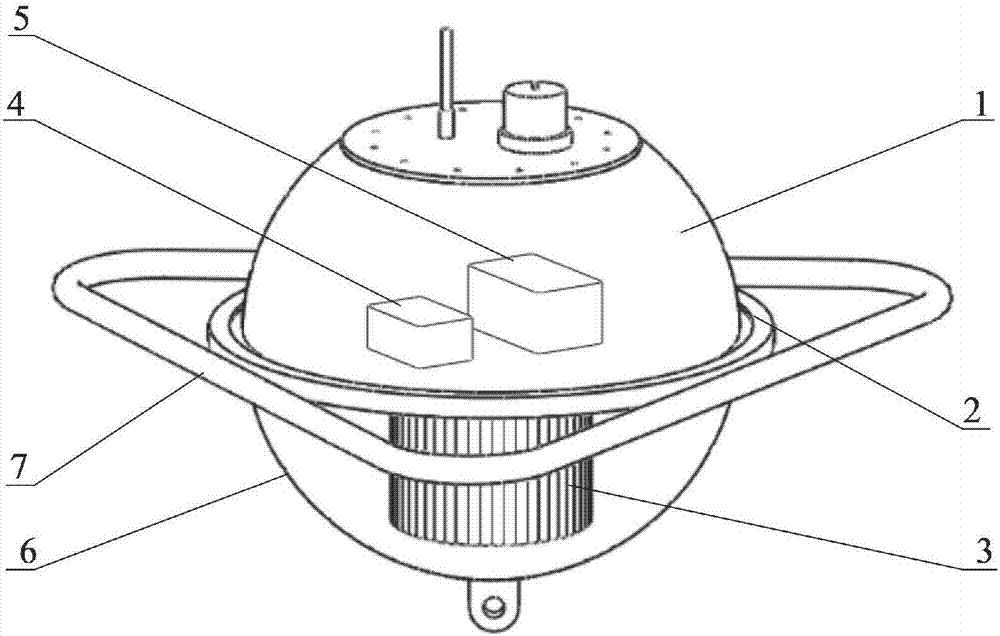 Transparent spherical wave buoy