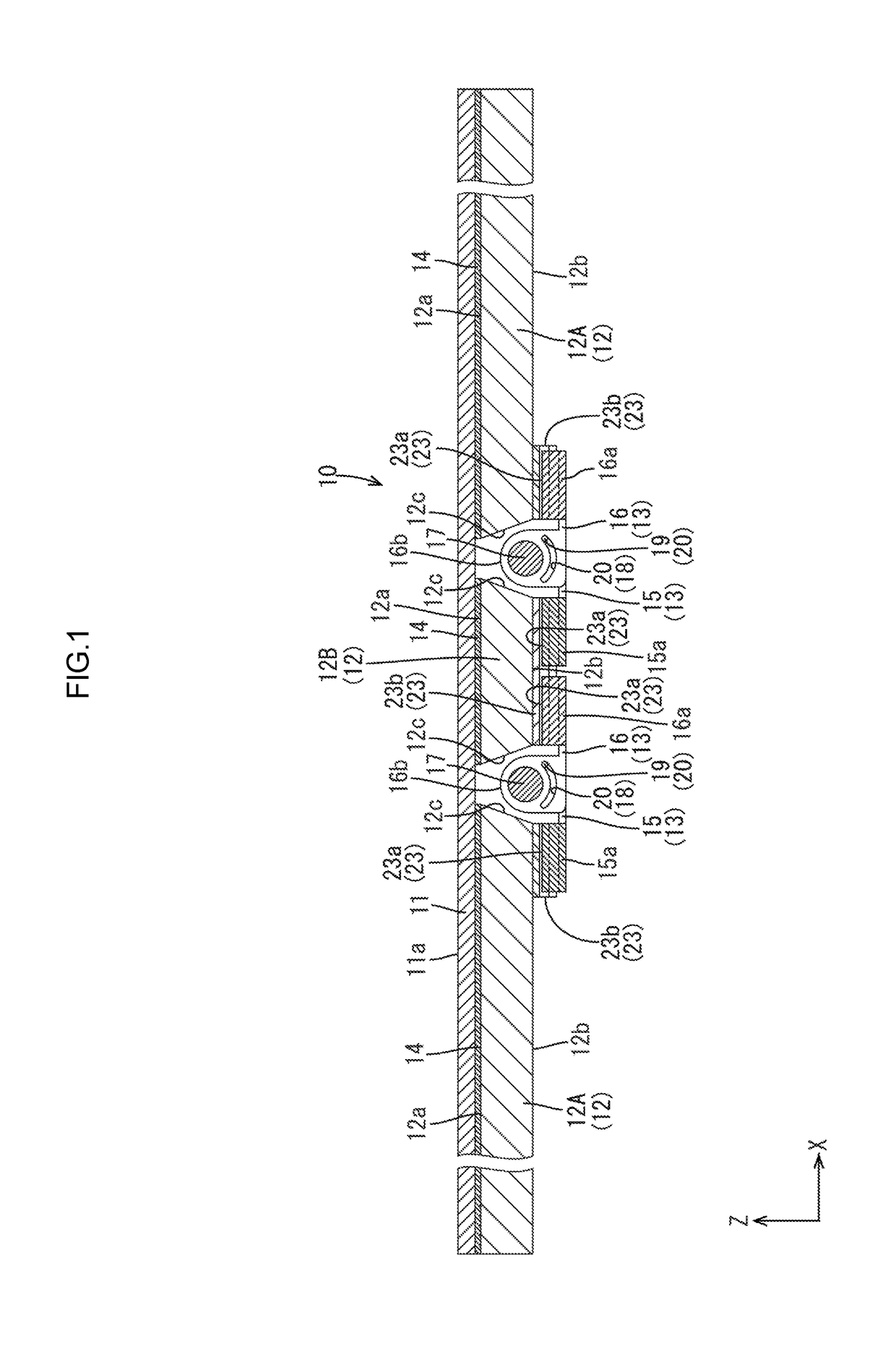 Flexible display device with stoppable hinge