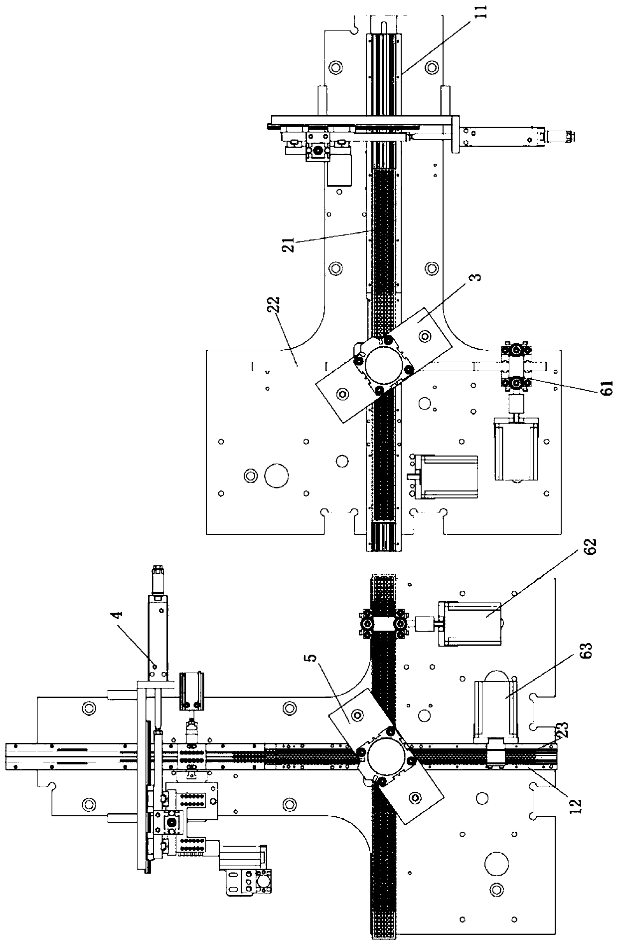 Film switch assembly machine and film switch production process