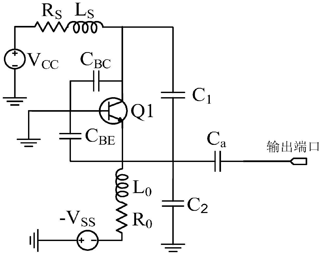 Darlington structure microwave chaotic circuit and its chip, circuit module and design method