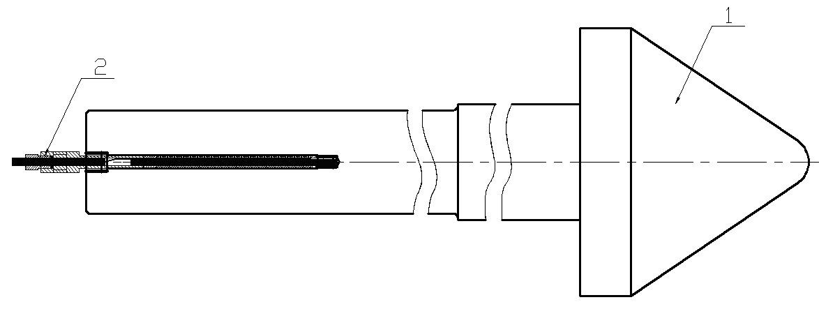 Force-measuring device of hoisting tool of crane based on fiber grating sensor