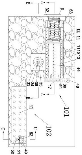 An anti-blocking safe passage indicator light