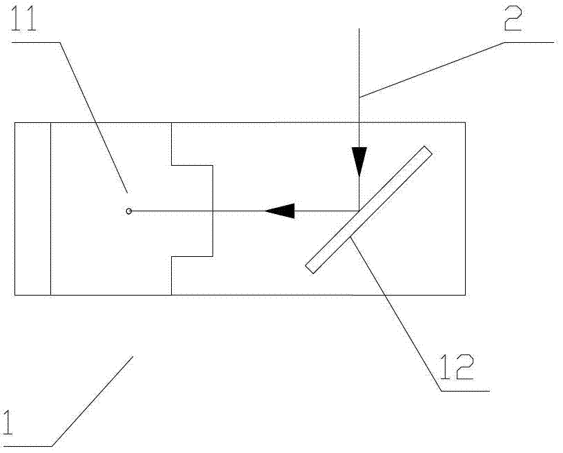 Camera structure and mobile phone provided with same