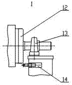 Double station turning device for machine special for circumferential welding of automobile transmission shaft