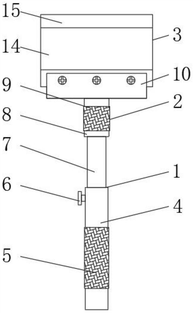 Wall surface coating shoveling device for building decoration