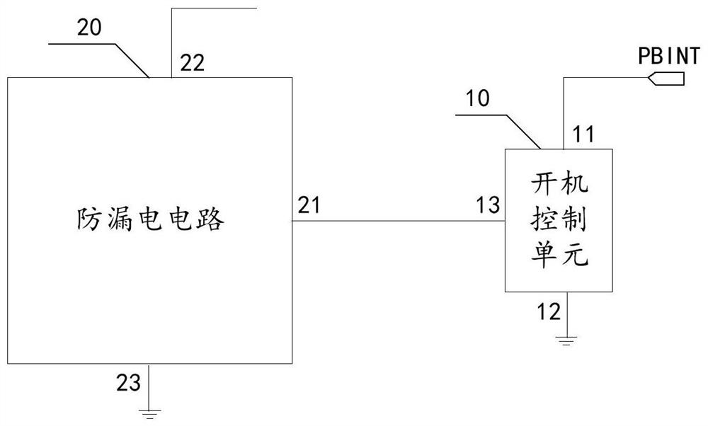 A power-on control circuit and related device