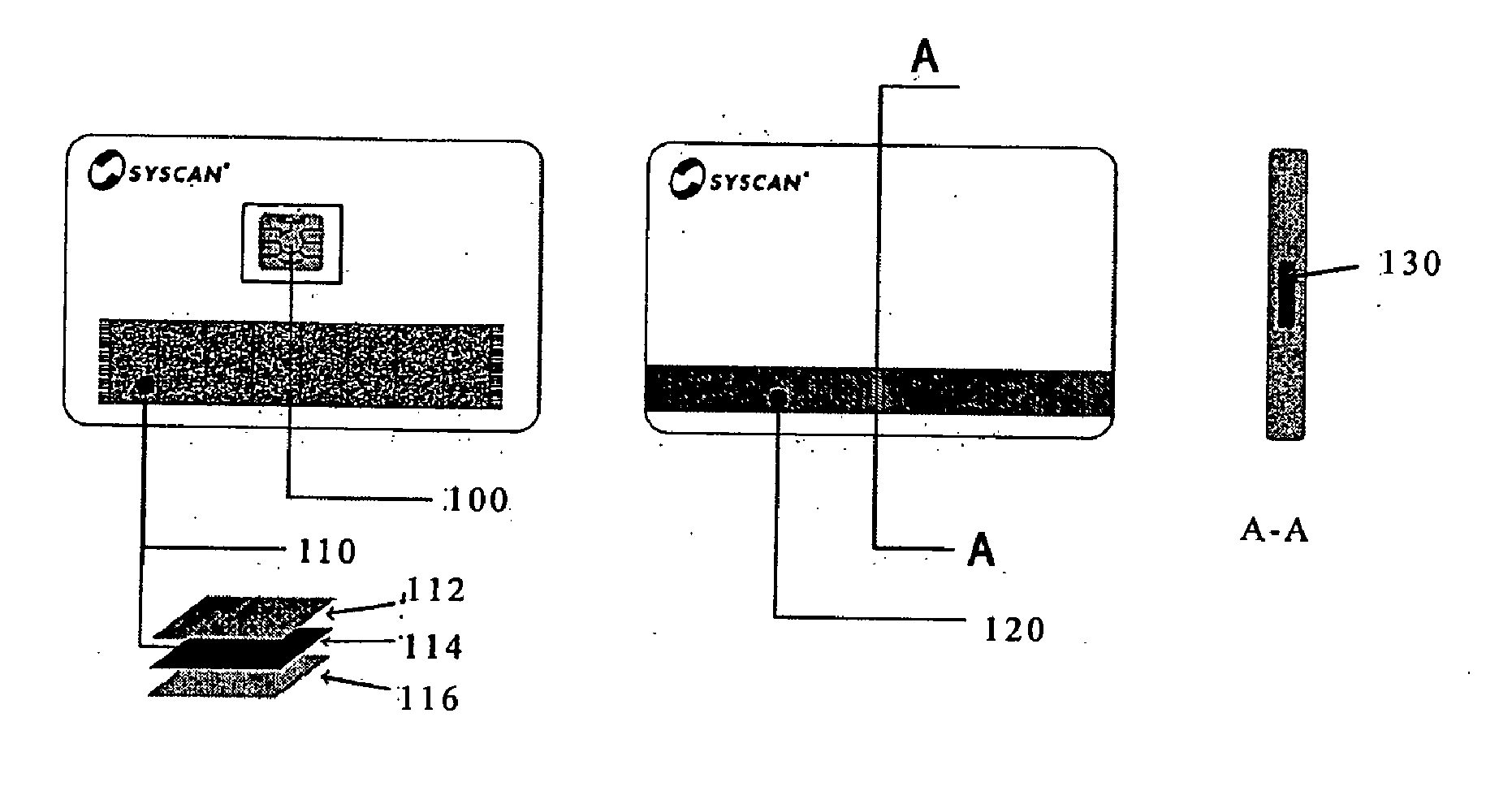 Information Card with Multiple Storage Media and a Device and Method for Reading and Writing Information in Said Card