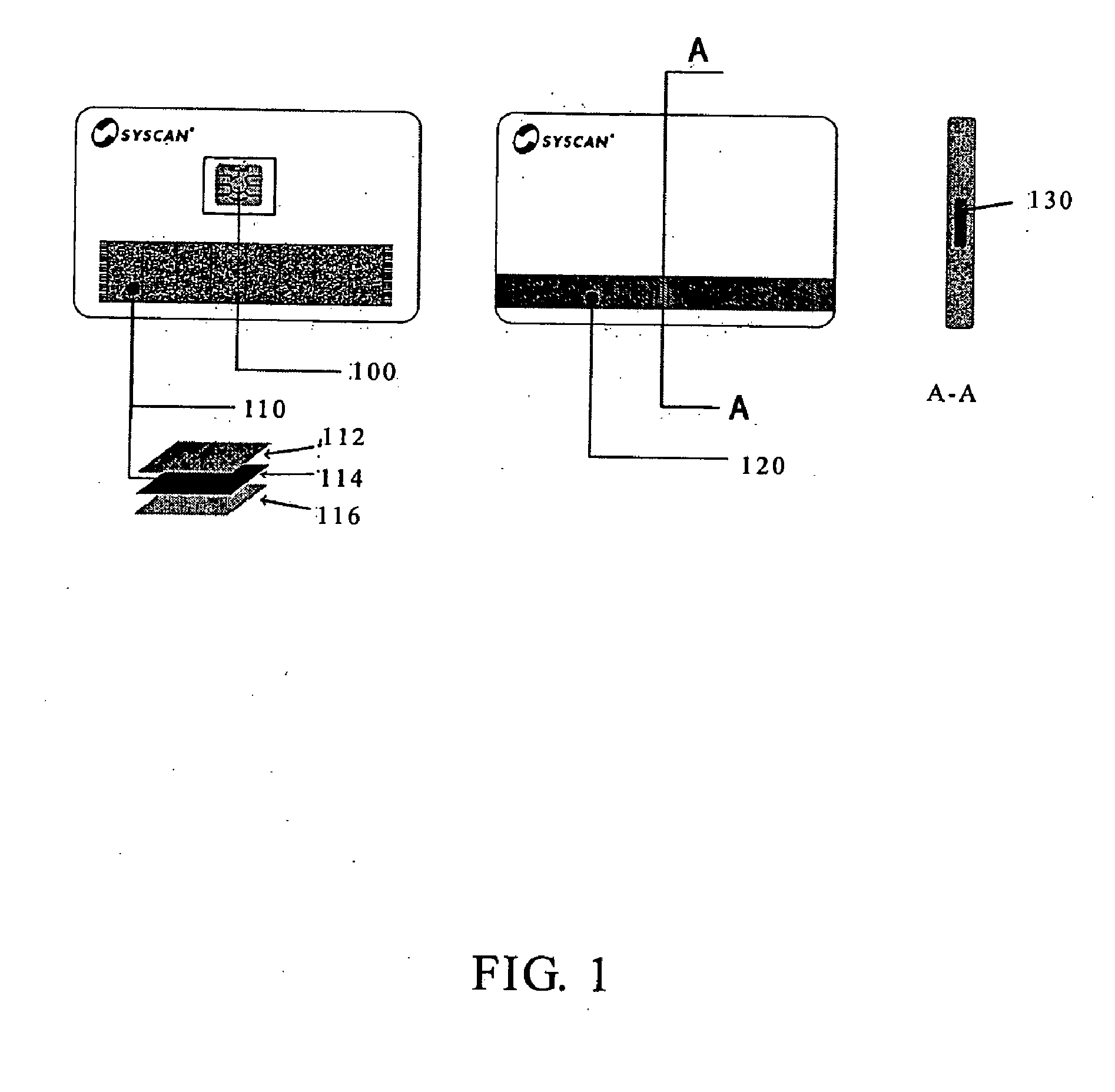 Information Card with Multiple Storage Media and a Device and Method for Reading and Writing Information in Said Card
