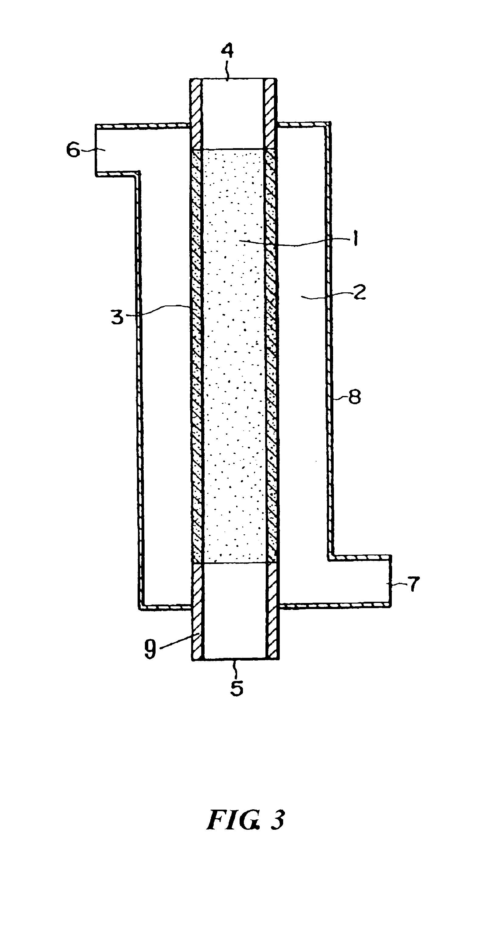 Reaction method utilizing diaphram type catalyst and apparatus therefor