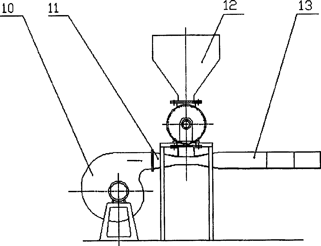 Vehicle-mounted wind-sent poison bait distributing machine