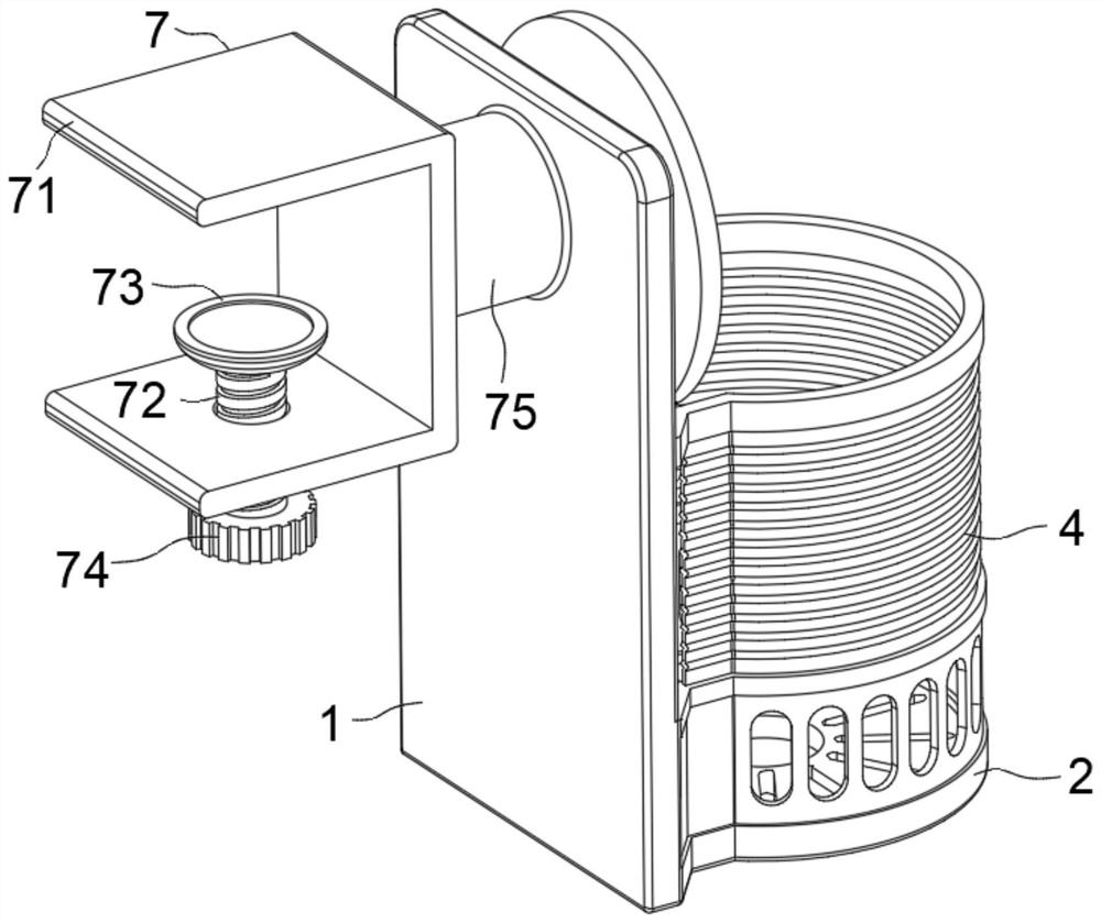 Water cup anti-toppling device