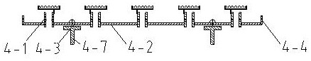 A hydrogenation reactor with shock absorbing elements