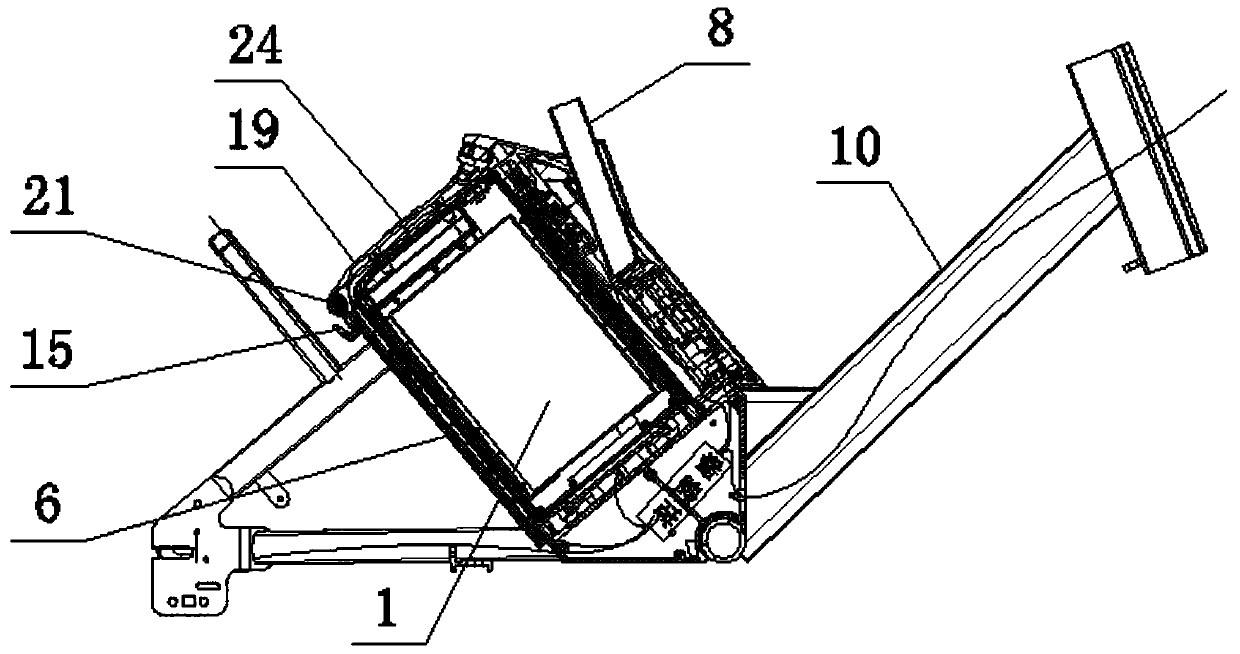 A wiring structure of a moped, a vehicle frame and the moped