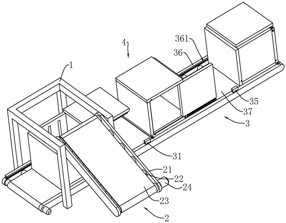 Automatic stacking device for corrugated cartons