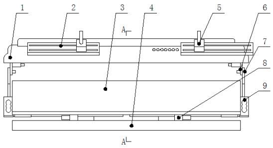 Auxiliary fixture for making test support for high-density interconnection circuit board