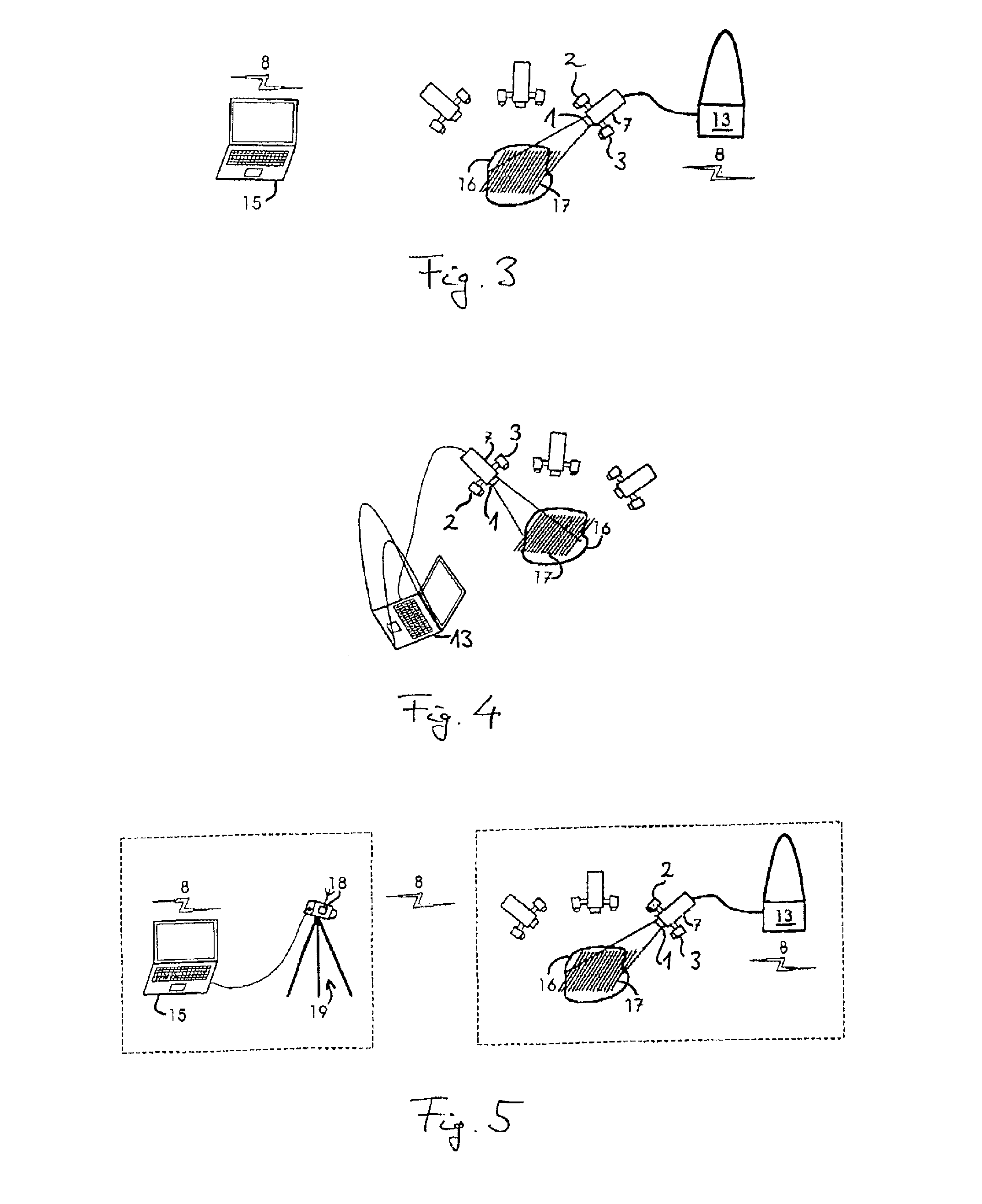 Device and method for non-contact recording of spatial coordinates of a surface