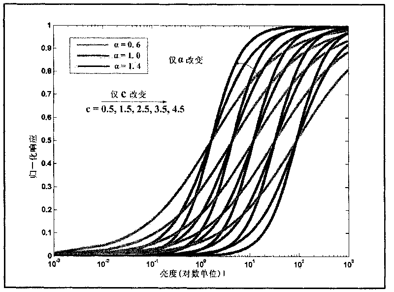 Local visual adaptation model-based real image reproduction method