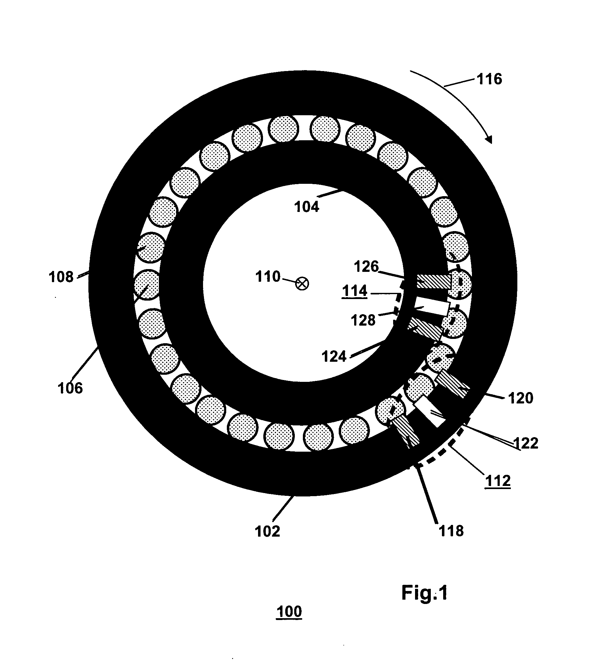 Power generator integrated with bearing