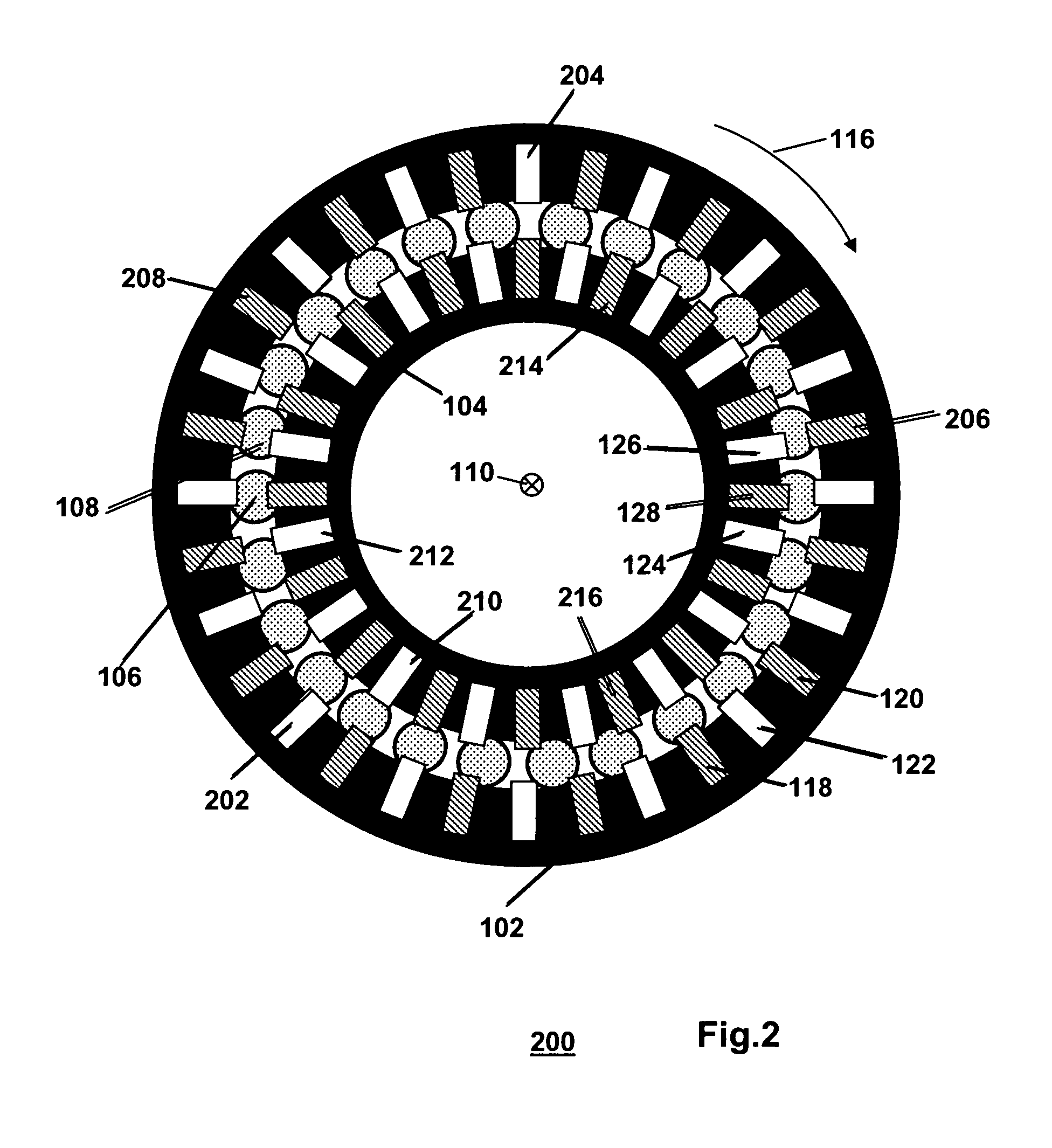 Power generator integrated with bearing