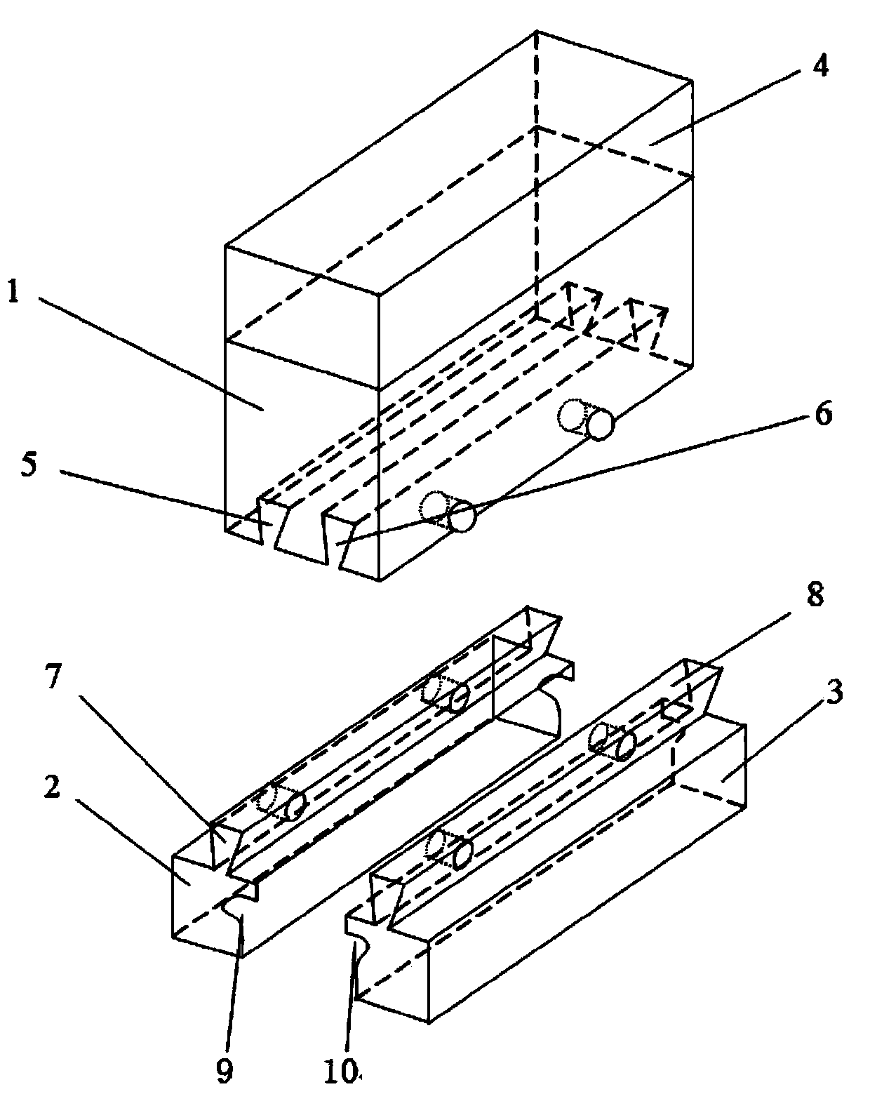 Rail attitude measuring method and device based on geomagnetic sensing