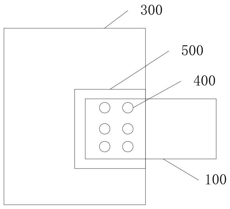 Flexible board and hard board connection structure and manufacturing method thereof