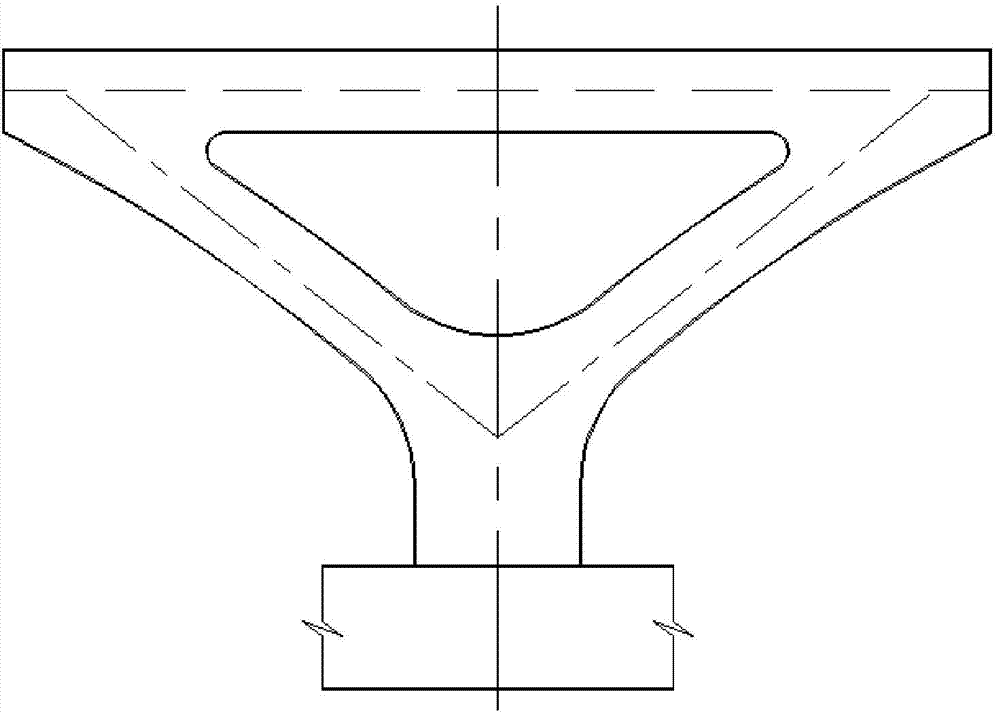 Wide-angle Y-shaped pier column construction method