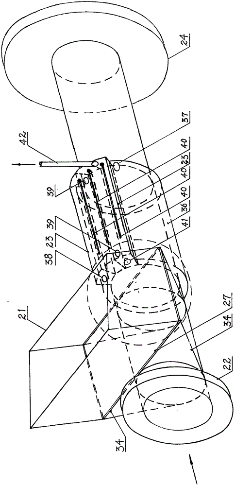 Treatment system for exhaust emission pollution of ship engine, comprehensive sewage and domestic rubbish