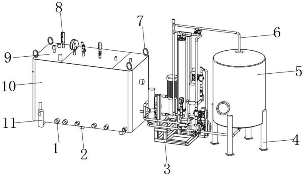 An environment-friendly printing and dyeing wastewater treatment process and treatment device