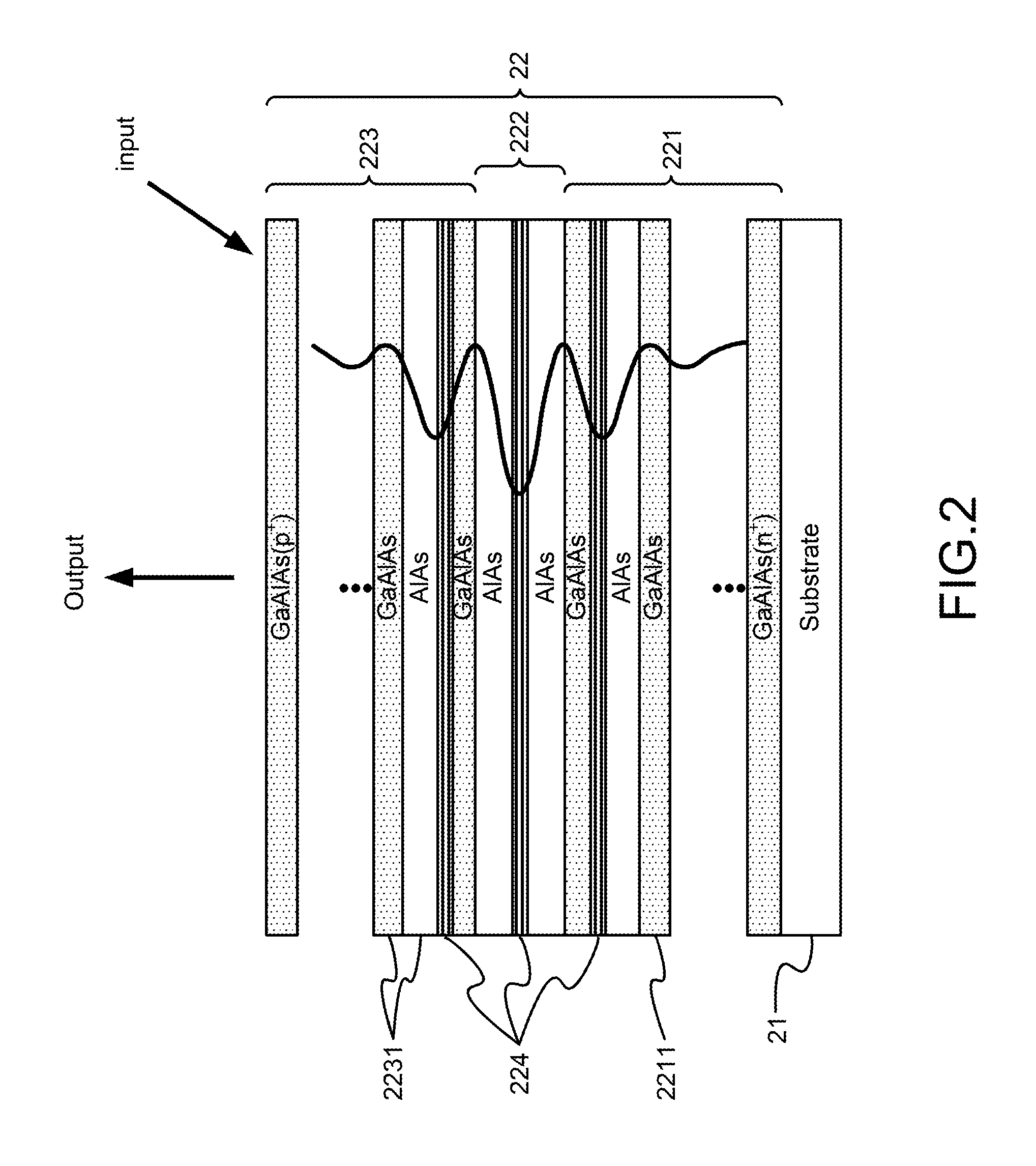 Device of optical passive repeater used in optical multimode communication