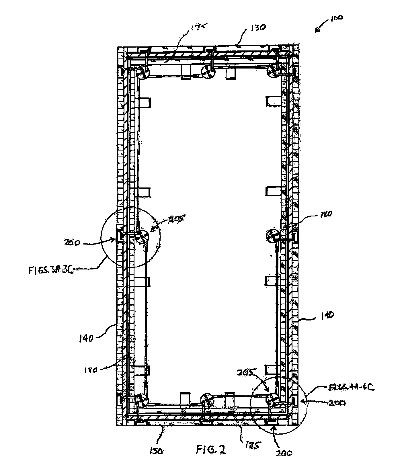 Combined sealing system and seal activation system for door/window