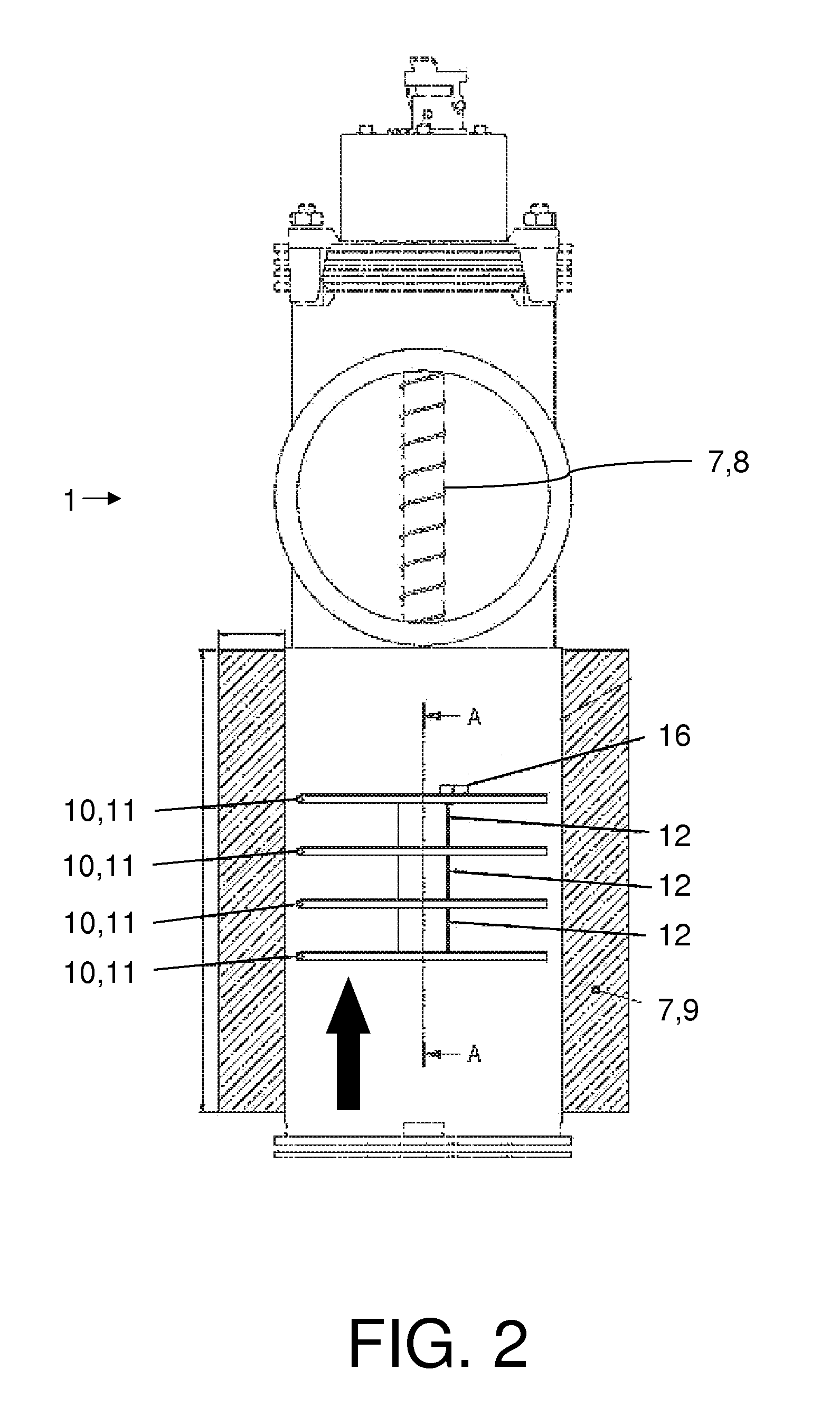 Hot-trap assembly for trapping unreacted gas by-products