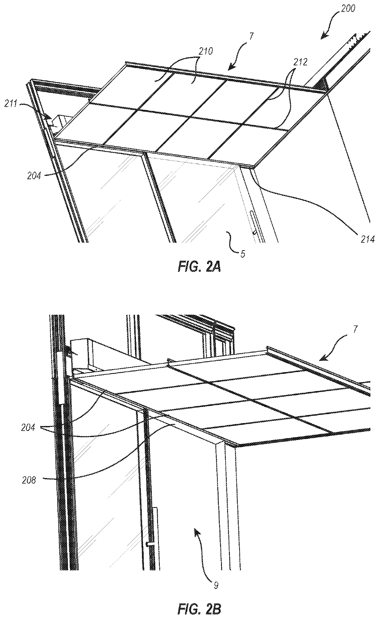 Door track and ceiling suspension systems and methods