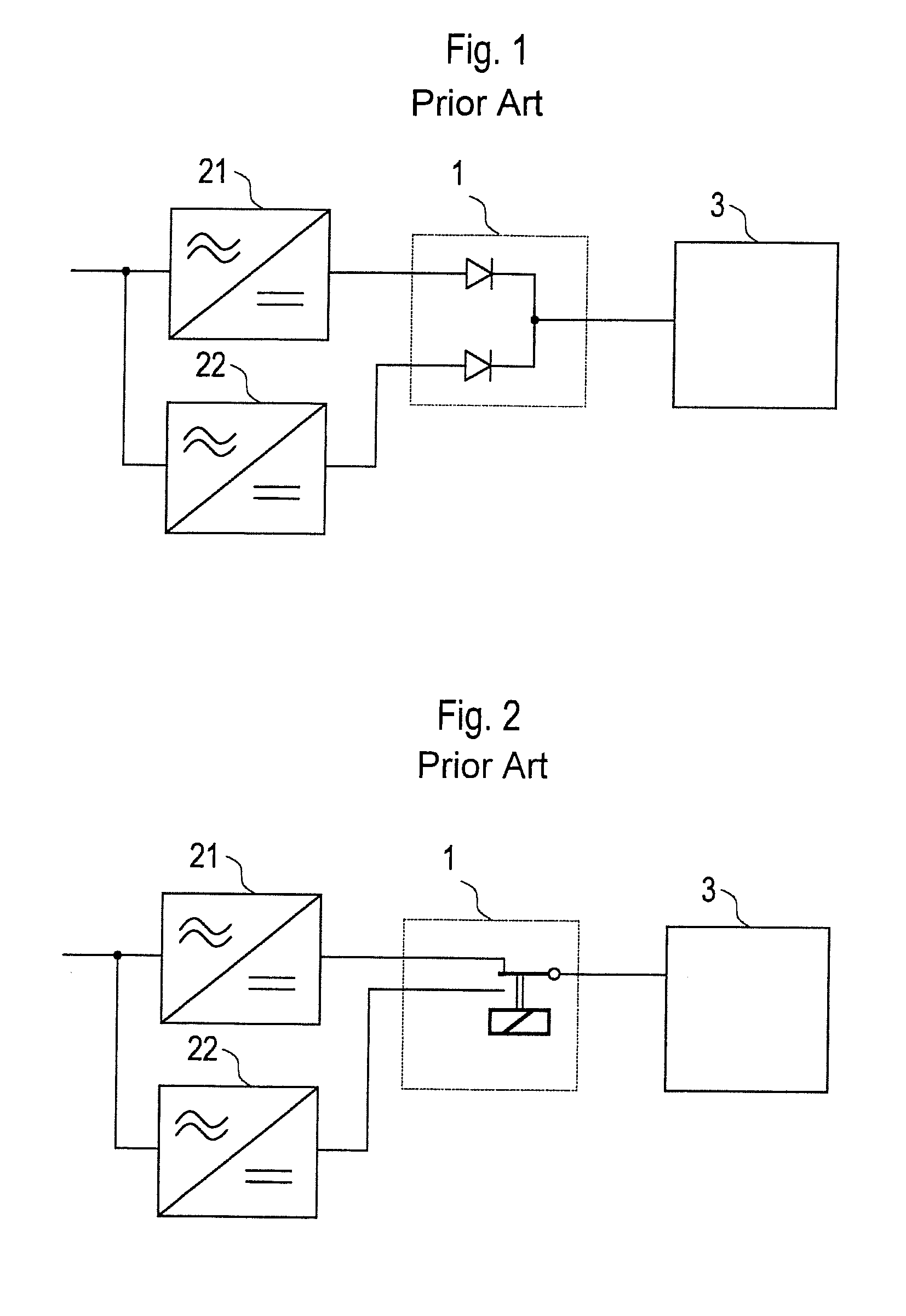 Modularly Redundant DC-DC Power Supply Arrangement Having Outputs That Can Be Connected In Parallel