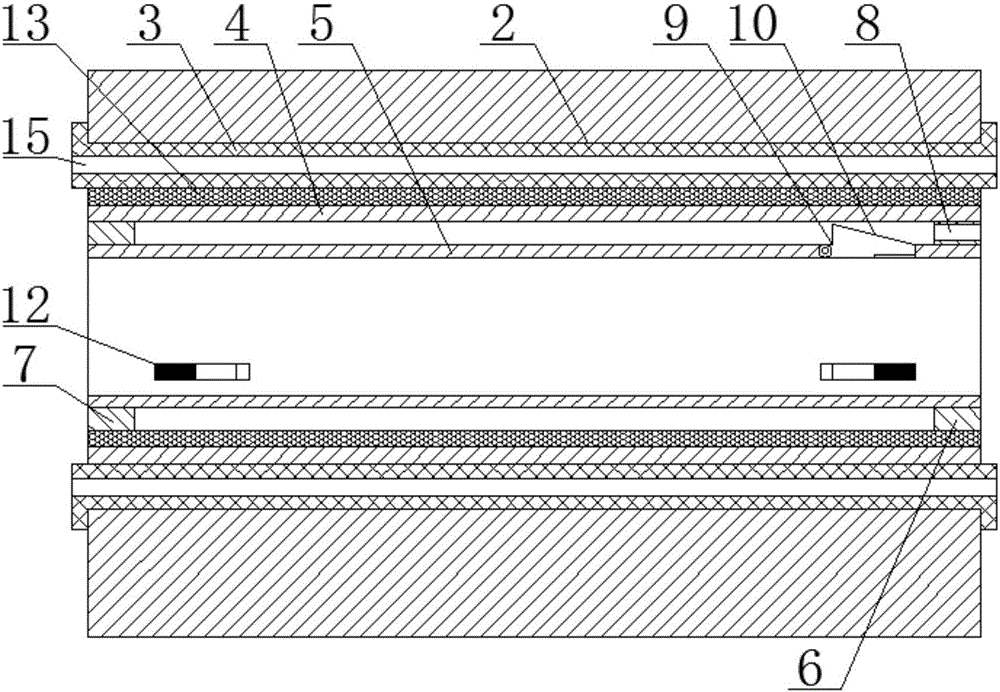 High-suitability sound absorbing and damping automobile exhaust pipe support