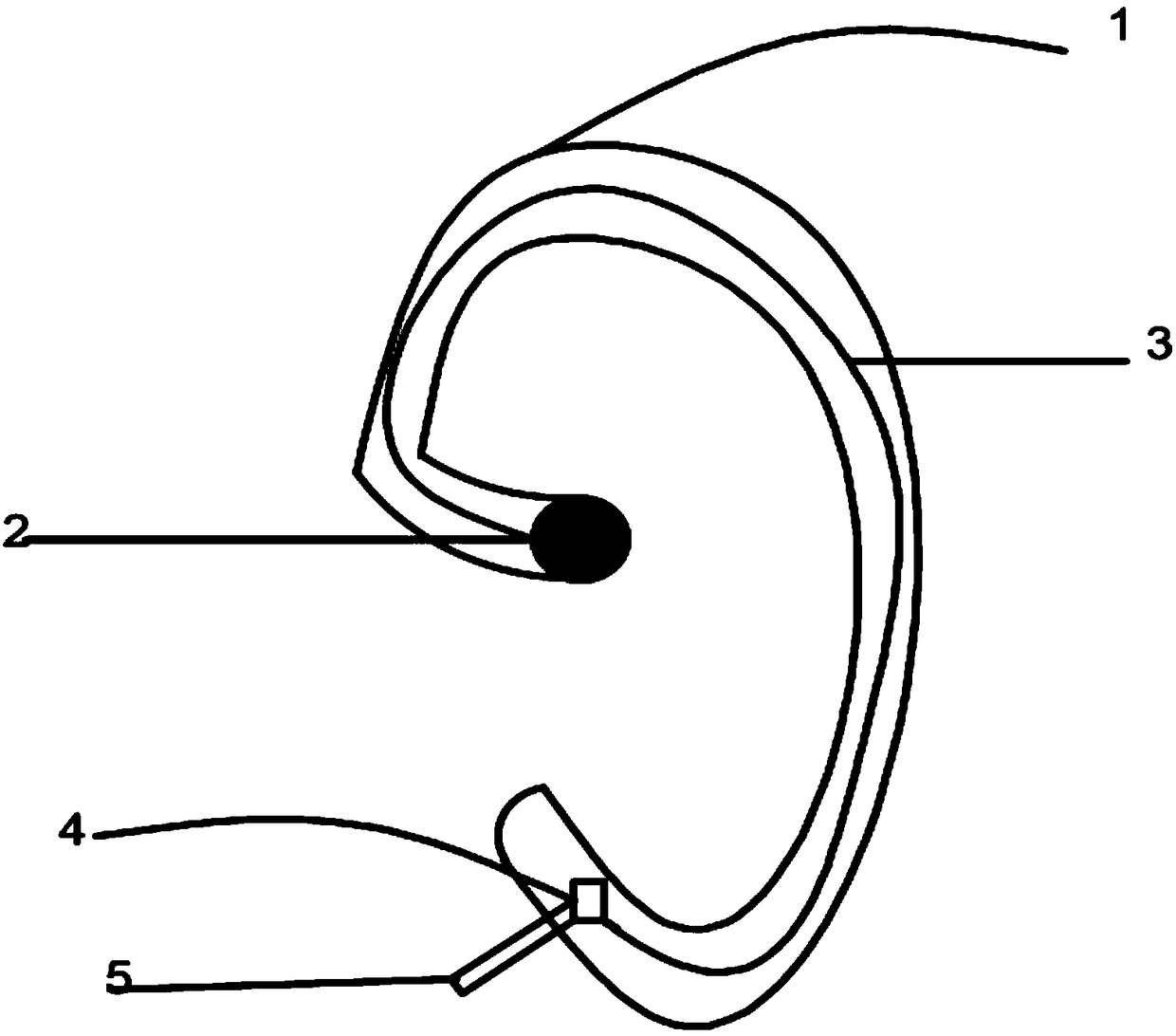 Hearing aid device for automatically generating electricity by using human body motion